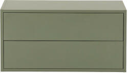  Boxie 2 fiókos fali szekrény 40x80x37 cm zöld
