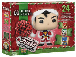 Funko Adventi Kalendárium - DC Comics, 24 db minifigura, gyerek és felnőtt ajándék (2023) (FU73077)