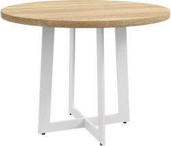 HomCom Modern Kerekasztal - 4 Személyre, Ideális Konyhába