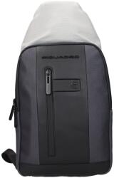 Piquadro Gray Fabric Backpack