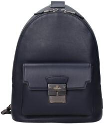  Pineider Blue Leather Backpack