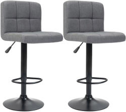 Timeless Tools Szövet borítású bárszék 2 db, több színben-világos szürke (HOP1001536-2)