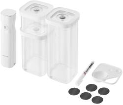 Zwilling Fresh& Save CUBE Műanyag ételtároló készlet vákuumszivattyúval (6 db) (1011370)