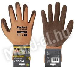 Bradas Kesztyű PERFECT GRIP BROWN latex 10 (5907544416241)