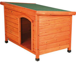TRIXIE Classic | Féltetős kutyaház - S-M (85 × 58 × 60 cm), barna - pepita