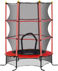 HomCom Gyerek Trambulin Ø163×190 cm - Biztonsági hálóval és védőrugókkal