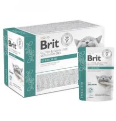 Brit Veterinary Diet pouch ivartalanított macskáknak 12 x 85 g - pepita