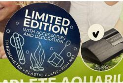 AQUAEL Leddy XL Day& Night Set - akvárium szett (fekete) 54l, (60x30x30cm) Limitált Kiadás! (134813)