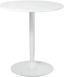 HomCom kerek asztal Ø70 cm - modern, csúszásmentes acél talppal