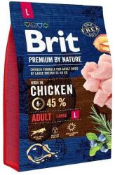 Brit Premium by Nature Adult Large kutyatáp 3kg (132180)