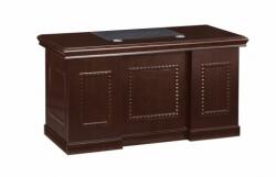  Birou Directorial A-1421, 160x80cm, culoare Nuc negru, lemn+mdf
