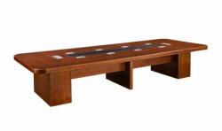  Masa conferinta 480cm, Nuc, Lemn + MDF, C-6059