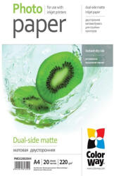 COLORWAY Fotópapír kétoldalas alátét A4 20db COLORWAY