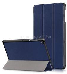 Gigapack Tok álló, bőr hatású (aktív FLIP, oldalra nyíló, TRIFOLD, asztali tartó) SÖTÉTKÉK (GP-87828) (GP-87828)