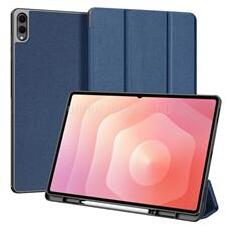 Dux Ducis Samsung Tab S11 Ultra 5G / Tab S11 Ultra WIFI DOMO tok álló, bőr hatású aktív FLIP, ceruza tartó, SÖTÉTKÉK (GP-176837) (GP-176837)