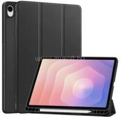 Gigapack Samsung Tab S11 5G / Tab S11 WIFI GIGAPACK Tok álló, bőr hatású aktív FLIP, ceruza tartó, FEKETE (GP-177309) (GP-177309)