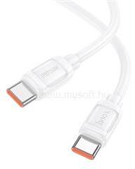 hoco. X115 Surpass 240 W-os gyors töltésű adatkábel C-C (fehér) (HC652025) (HC652025)