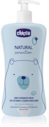 Chicco Natural Sensation Baby sampon és tusfürdő gyermekeknek születéstől kezdődően 0+ 500 ml