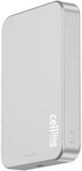 Beline Szürke Cellline MagSafe 10000mAh Qi2 15W CL-MBP-03 mágneses vezeték nélküli mini powerbank