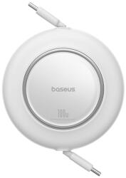 Baseus Free2Pull Mini 100W Visszahúzható USB-C Kábel - USB-C 2m - Fehér