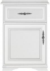 GERBOR Komód, alpesi fehér, KENTAK KOM1D1SL/P - mindigbutor