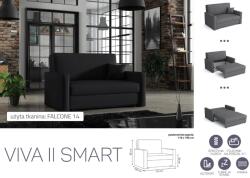 Mindigbútor VIVA SMART II előre nyíló rugós, ágyneműtartós kanapé Falcone 14 színben - mindigbutor