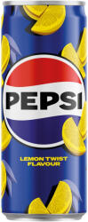 Pepsi Cola szénsavas üdítő 0, 33l Twist Sleek + 50Ft visszaváltási díj