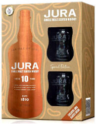 Jura Whisky Distillery Jura 10 éves Skót Single Malt Whisky 0.7l +2pohár DRS 40%