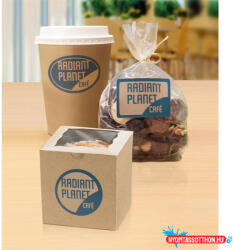 Avery Etikett címke, 62 x42mm, környezetbarát 18 címke/lap, 25 lap/doboz, Avery barna (L7110-25) - nyomtassotthon