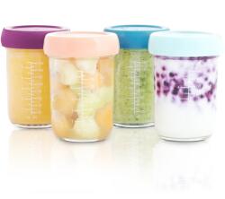 Babymoov Babybols üveg ételtároló edénykék 4x240ml a004313