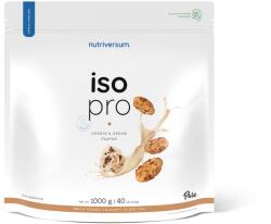 Nutriversum Iso Pro fehérjepor tejsavófehérje-izolátummal - 1000 g cookie and cream