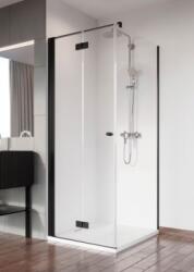 Radaway Nes Black KDJ B szögletes fekete zuhanykabin 80J+80 (10025080-54-01R+10039080-01-01)