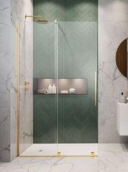 Radaway Furo Gold Walk-in arany zuhanyfal 140B (10106738-09-01L+10110694-01-01)