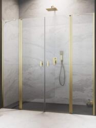 Radaway Nes Brushed Gold DWD II szálcsiszolt arany zuhanyajtó 160 (10037103-99-01+10041057-99-01)