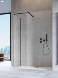 Radaway Modo X Black III Walk-in fekete zuhanyfal 120+135 (389324-54-01+389335-54-01+389000-54)
