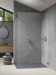 Radaway Essenza Pro Brushed Nickel Walk-in szálcsiszolt króm zuhanyfal 155 (10103155-91-01)
