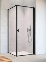 Radaway Nes Black KDJ I Frame szögletes fekete zuhanykabin 90J+90 (10022090-54-56R+10039090-54-56)