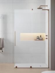 Radaway Furo SL Brushed Copper Walk-in szálcsiszolt réz zuhanyfal 110J (10306588-93-01R+10110544-01-01)