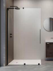 Radaway Furo SL Black Walk-in fekete zuhanyfal 120B (10306638-54-01L+10110594-01-01)