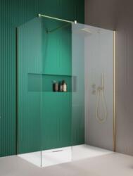 Radaway Modo New Gold III Walk-in arany zuhanyfal 80+135 (389084-09-01+389135-09-01+389000-01)