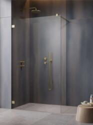 Radaway Essenza Pro Brushed Gold Walk-in szálcsiszolt arany zuhanyfal 100 (10103100-99-01)