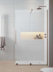 Radaway Furo Brushed Copper Walk-in szálcsiszolt réz zuhanyfal 120J (10106638-93-01R+10110594-01-01)