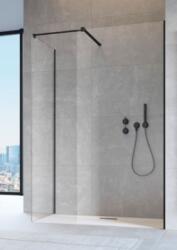 Radaway Modo New Black III Walk-in fekete zuhanyfal 110+155 (389114-54-01+389155-54-01+389000-54)