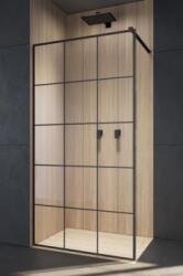 Radaway Modo New Black II Factory walk-in zuhanyfal, 100x200cm (389104-54-55)
