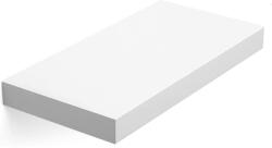 VASAGLE Fali polc, úszópolc 40 x 20 x 3, 8 cm, fehér (LWS24WT) - vasbutor