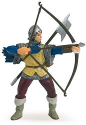 Papo Figurina Papo - Personaje medievale, Arcas albastru Figurina