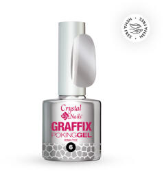 Crystal Nails Crystal Nails Graffix Poking Gel - 06 Silver 4ml TF