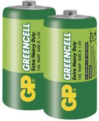 GP Batteries cink elem, Greencell D (R20), 2 darab (1012412000)
