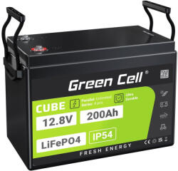 Green Cell LFPGC12V200AH Lítium-vas-foszfát (LiFePo4) 12, 8 V 200 Ah (LFPGC12V200AH)