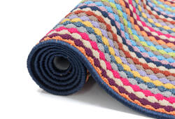 Jolly Traversa Festonata / Surfilata, Latime 1m, Model Jolly, Marime 100 x 800 cm, Multicolor, Antiderapant, Antialergic, Polipropilena, Living, Dormitor, Coridor, Hol (TRAVERSA JOLLY MULTI 1M size 1X8) Covor